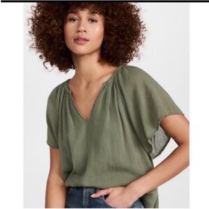 Velvet- Ashlyn Blouse - Green - 3X
